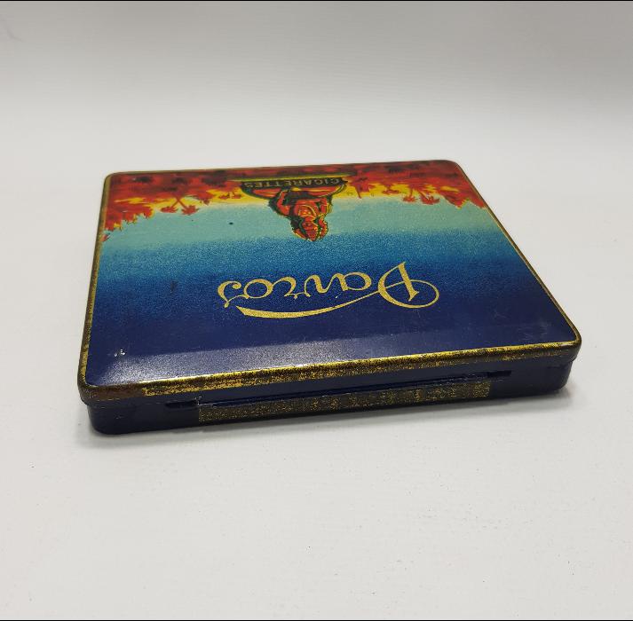 SAMSOUN & SMYRNA YAZILI OSMANLI DÖNEMİ SİGARA KUTUSU 