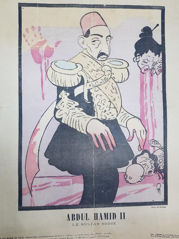 SULTAN II. ABDÜLHAMİD HAN GÖRSELLİ ANTİPROPAGANDA POSTER