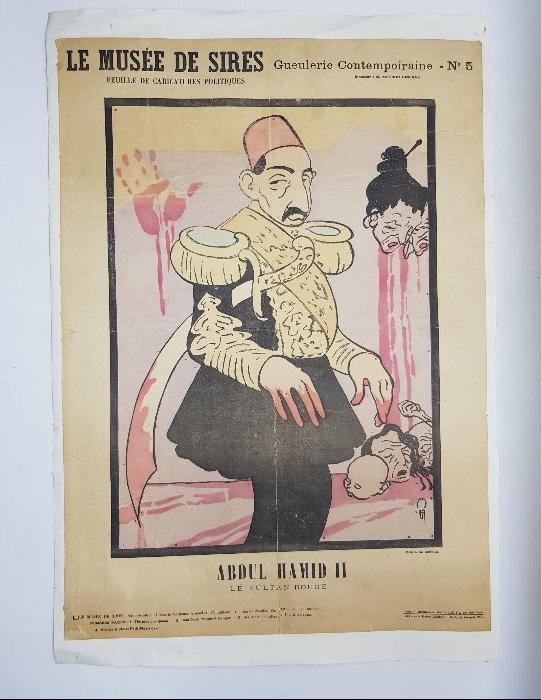 SULTAN II. ABDÜLHAMİD HAN GÖRSELLİ ANTİPROPAGANDA POSTER