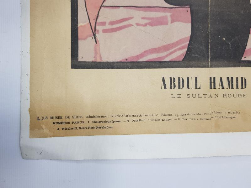 SULTAN II. ABDÜLHAMİD HAN GÖRSELLİ ANTİPROPAGANDA POSTER