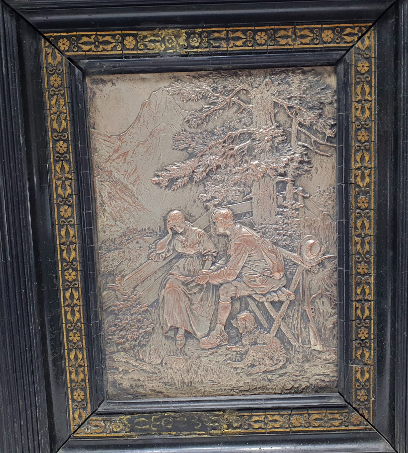 1900 BAŞLARI AVRUPA YAPIMI ORJİNAL ÇERÇEVESİNDE TABLO