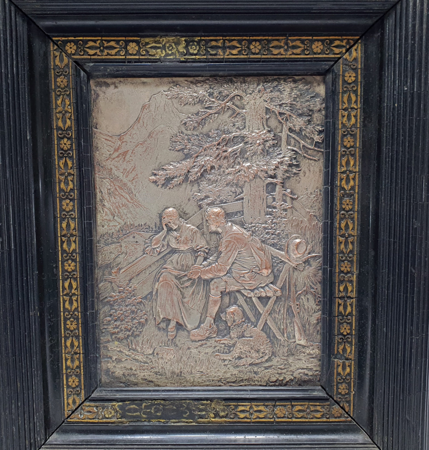 1900 BAŞLARI AVRUPA YAPIMI ORJİNAL ÇERÇEVESİNDE TABLO