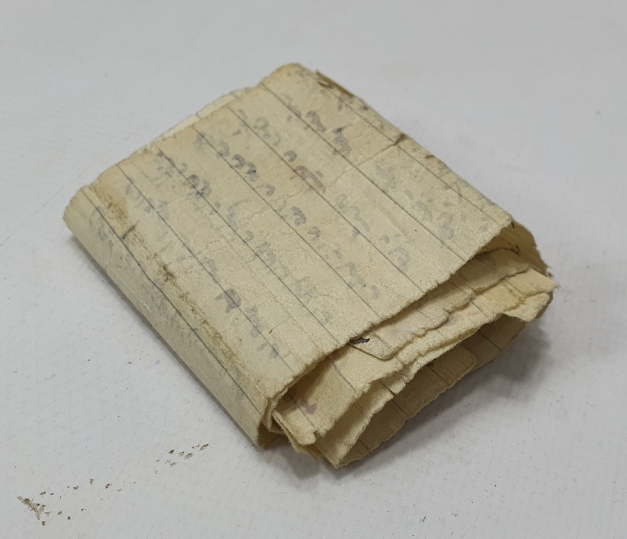 OSMANLI DÖNEMİ ASKER İŞİ EL YAZMA HAMAYIL İÇİ