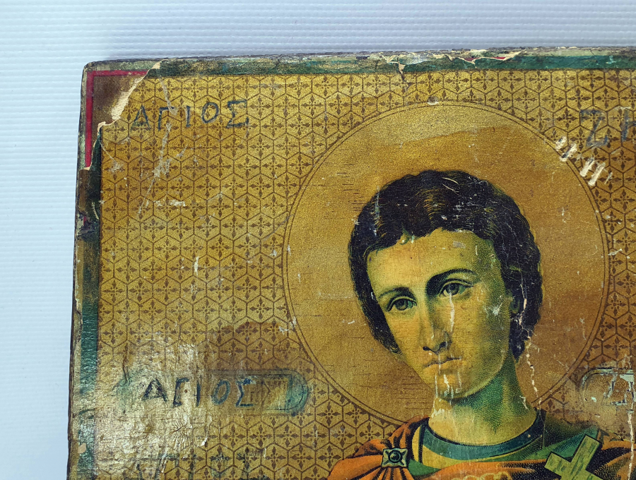 OSMANLI DÖNEMİ BÜYÜK BOY RUM İŞİ İKONA