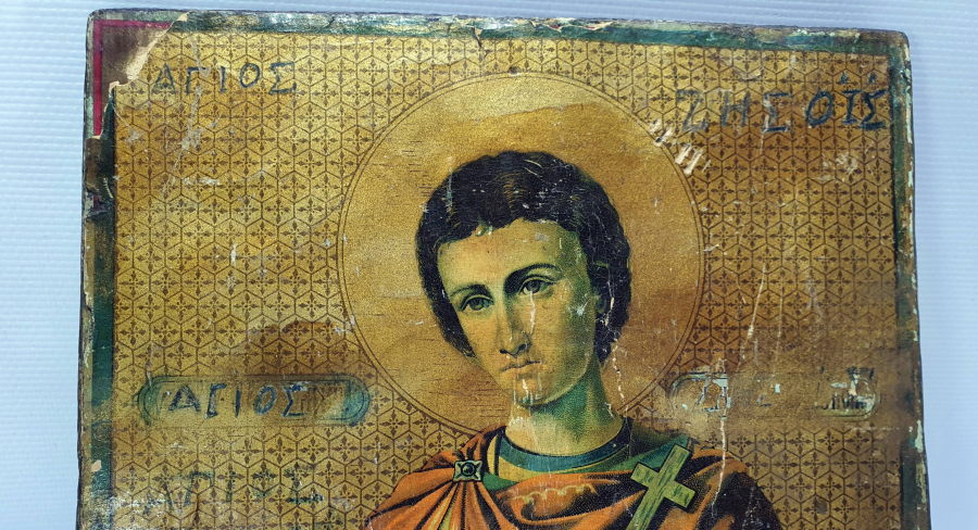 OSMANLI DÖNEMİ BÜYÜK BOY RUM İŞİ İKONA