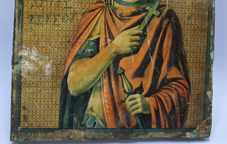 OSMANLI DÖNEMİ BÜYÜK BOY RUM İŞİ İKONA