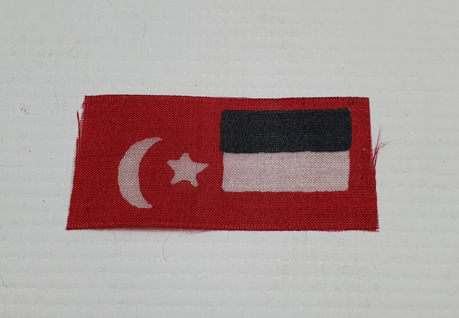 1. DÜNYA SAVAŞI DÖNEMİ İPEKTEN MAMUL MİNİ İTTİFAK BAYRAK