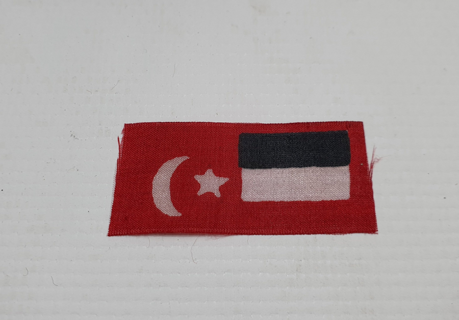 1. DÜNYA SAVAŞI DÖNEMİ İPEKTEN MAMUL MİNİ İTTİFAK BAYRAK