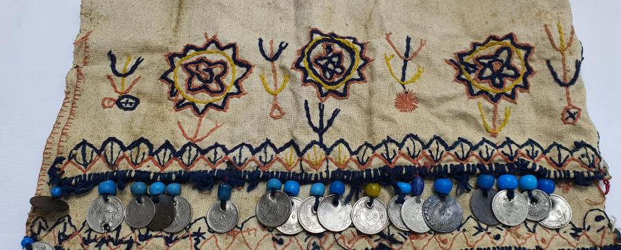 ÜZERİ OSMANLI PARALARIYLA SÜSLÜ OSMANLI DÖNEMİ ÇOK NADİR YAĞLIK 