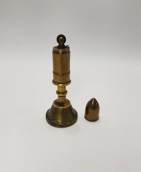 1. DÜNYA SAVAŞI DÖNEMİ MERMİLERDEN YAPILMIŞ OSMANLI MASA ÜSTÜ ÇAKMAĞI