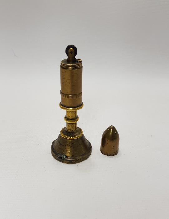 1. DÜNYA SAVAŞI DÖNEMİ MERMİLERDEN YAPILMIŞ OSMANLI MASA ÜSTÜ ÇAKMAĞI