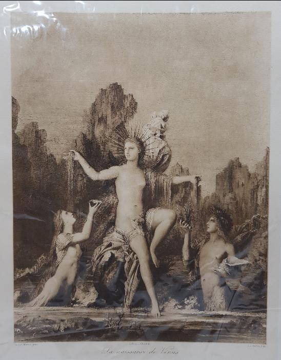 1850'LERDEN TANRIÇA VENÜS GRAVÜRÜ