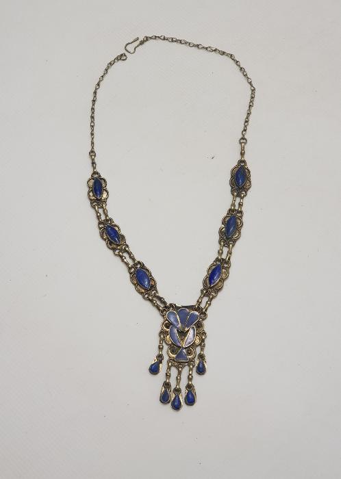 ESKİ TÜRKMEN İŞİ MİNELİ GERDANLIK