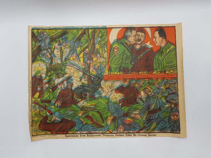 KORE SAVAŞI İLE İLGİLİ NADİR POSTER