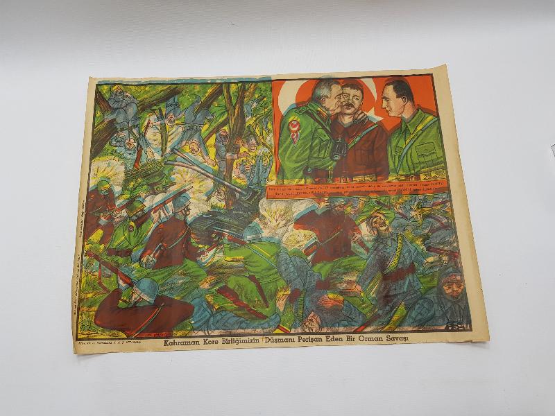 KORE SAVAŞI İLE İLGİLİ NADİR POSTER