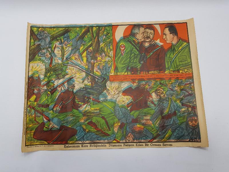 KORE SAVAŞI İLE İLGİLİ NADİR POSTER