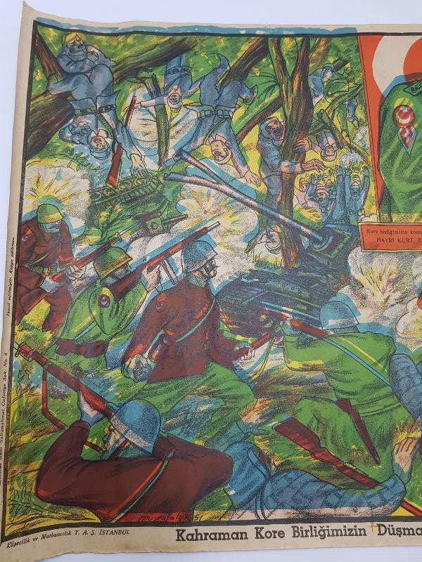 KORE SAVAŞI İLE İLGİLİ NADİR POSTER