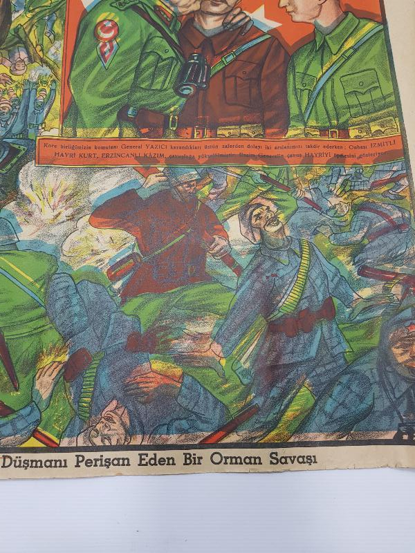 KORE SAVAŞI İLE İLGİLİ NADİR POSTER