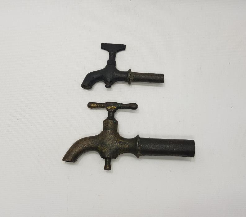 OSMANLI DÖNEMİ İKİ ADET KAHVE KAZANI MUSLUĞU 