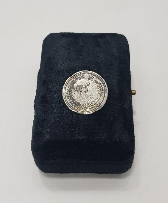 OSMANLI TUĞRALI GÜMÜŞ DÜĞME