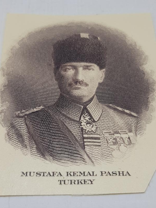 1918 TARİHLİ MUSTAFA KEMAL ATATÜRK FOTOĞRAFI