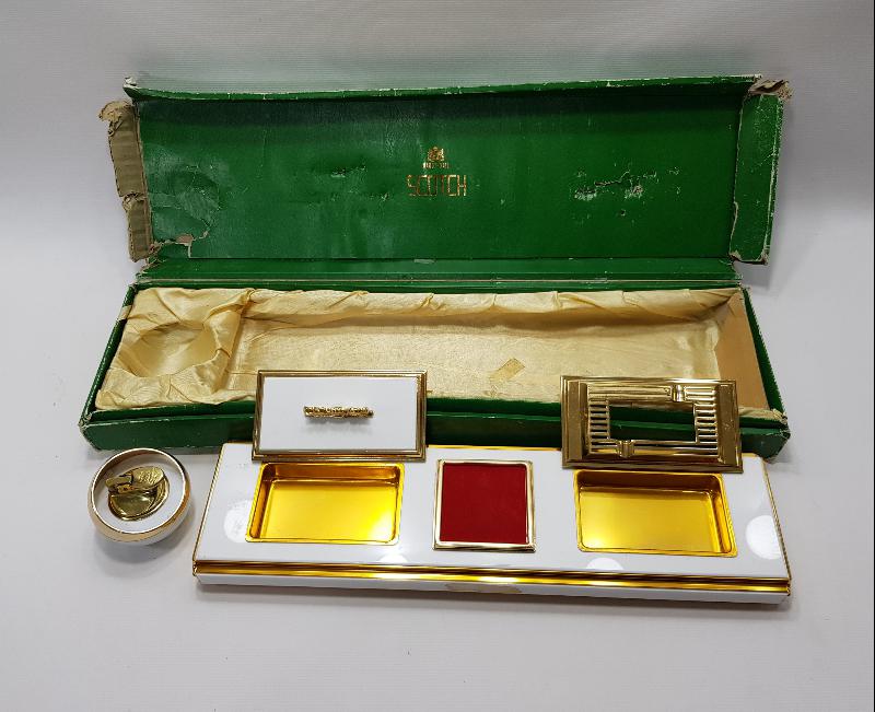 KUTUSUNDA DANDY-MATE SCOTCH SMOKING SET