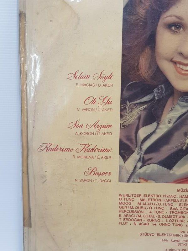 NİLÜFER 33 DEVİR LONGPLAY PLAK: SELAM SÖYLE