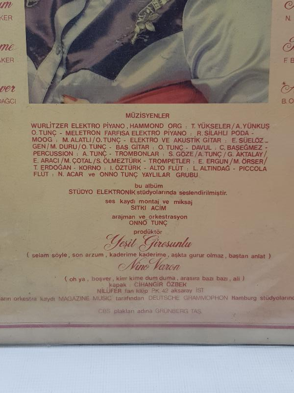 NİLÜFER 33 DEVİR LONGPLAY PLAK: SELAM SÖYLE