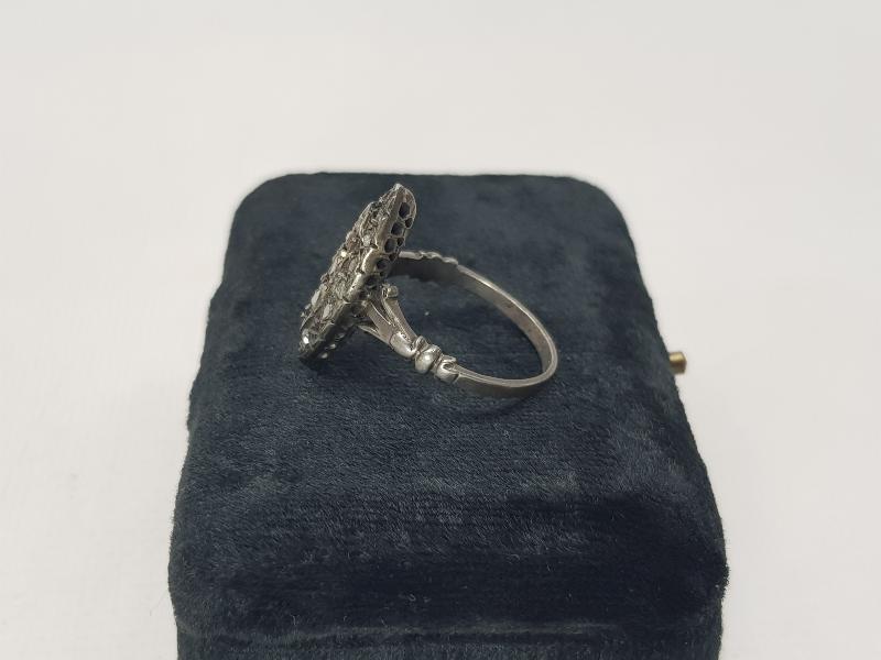 OSMANLI DÖNEMİ ELMAS TAŞLI MEKİK YÜZÜK 