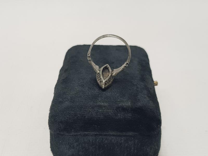 OSMANLI DÖNEMİ ELMAS TAŞLI MEKİK YÜZÜK 