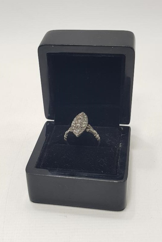 OSMANLI DÖNEMİ ELMAS TAŞLI MEKİK YÜZÜK 