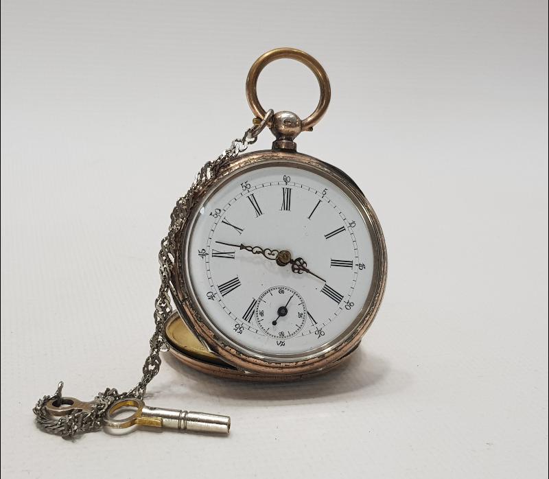 OSMANLI DÖNEMİ KOLEKSİYONLUK GÜMÜŞ CEP SAATİ 