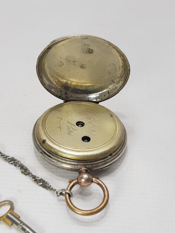 OSMANLI DÖNEMİ KOLEKSİYONLUK GÜMÜŞ CEP SAATİ 