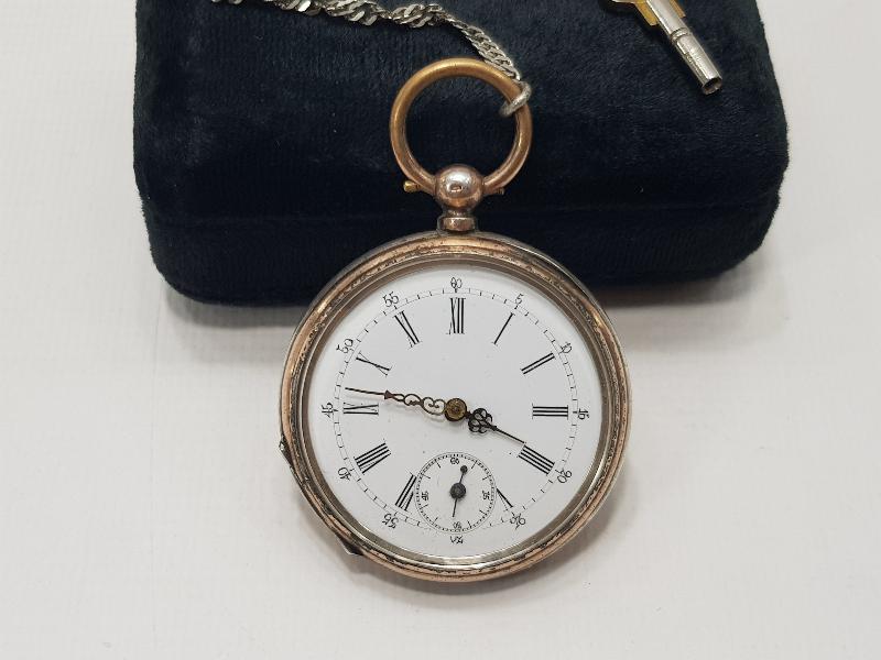 OSMANLI DÖNEMİ KOLEKSİYONLUK GÜMÜŞ CEP SAATİ 