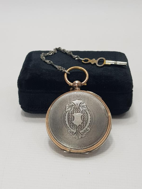 OSMANLI DÖNEMİ KOLEKSİYONLUK GÜMÜŞ CEP SAATİ 