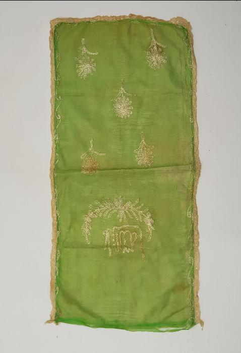 OSMANLI DÖNEMİ MAŞALLAH YAZILI EL İŞLEME İPEK PANO