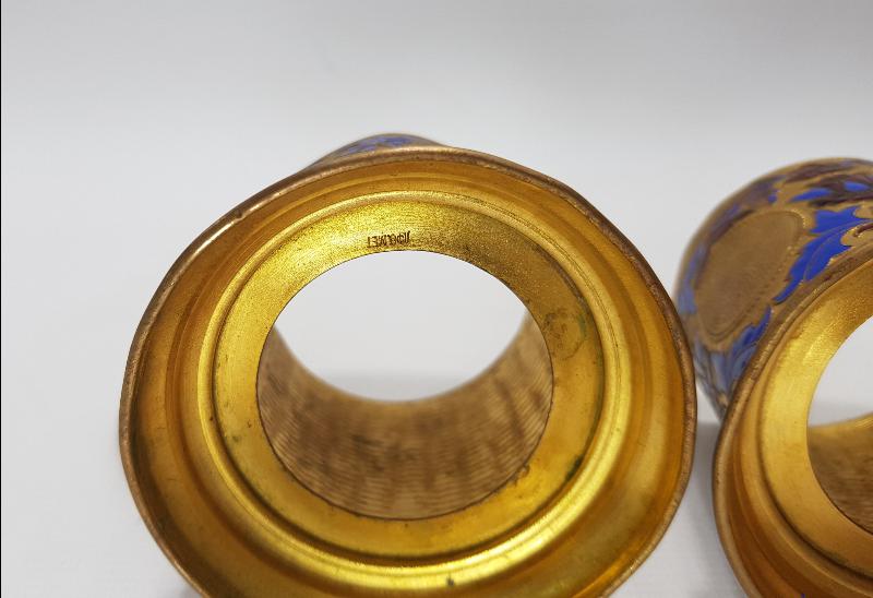 OSMANLI DÖNEMİ RUS YAPIMI BİR ÇİFT MİNELİ ISTAKA