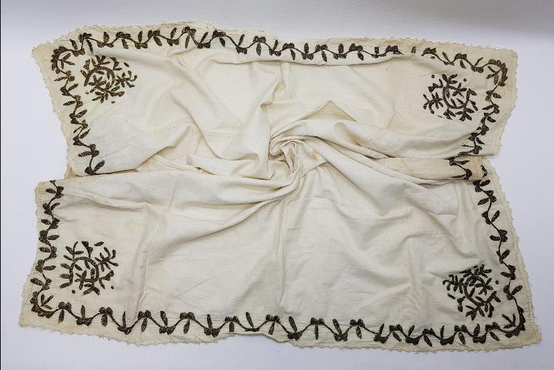 OSMANLI TEL KIRMA İŞÇİLİKLİ ÖRTÜ 