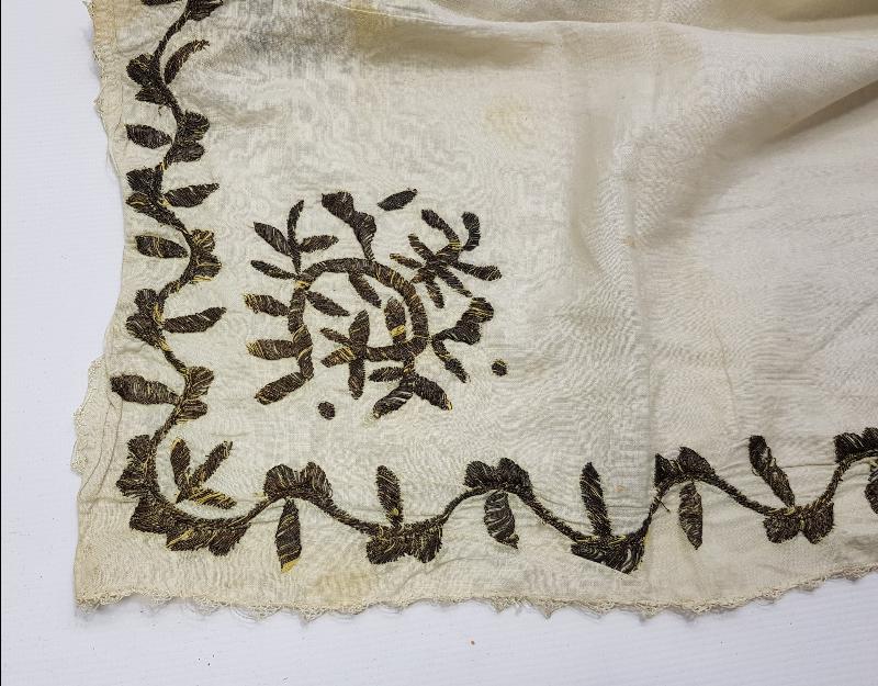 OSMANLI TEL KIRMA İŞÇİLİKLİ ÖRTÜ 