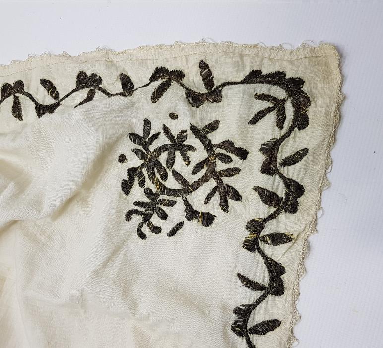 OSMANLI TEL KIRMA İŞÇİLİKLİ ÖRTÜ 