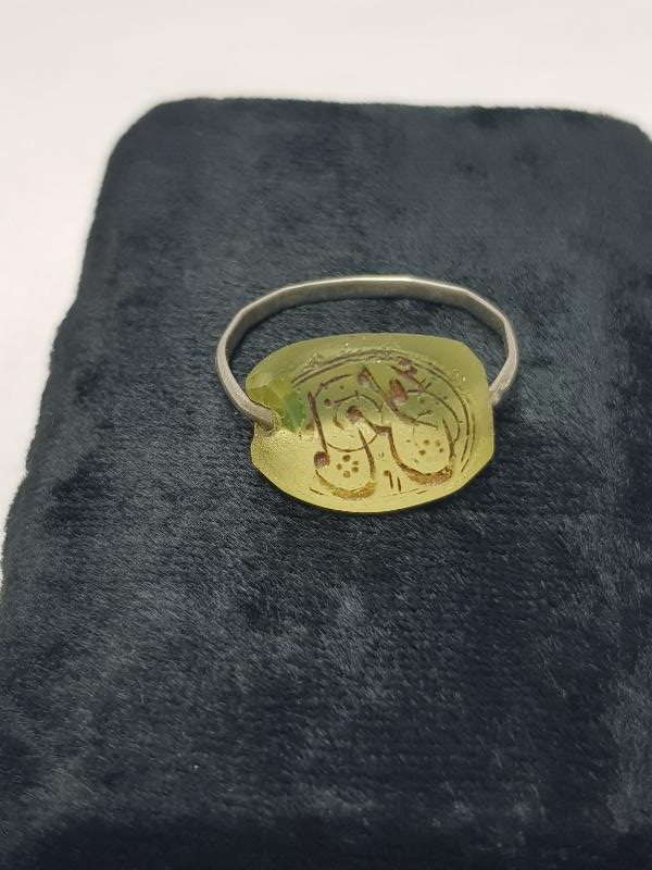 OSMANLICA YAZILI DÖNERLİ TAŞ MÜHÜR