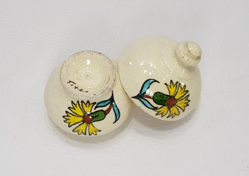 SITKI OLÇAR İMZALI KÜTAHYA SERAMİK SAKIZ KUTUSU