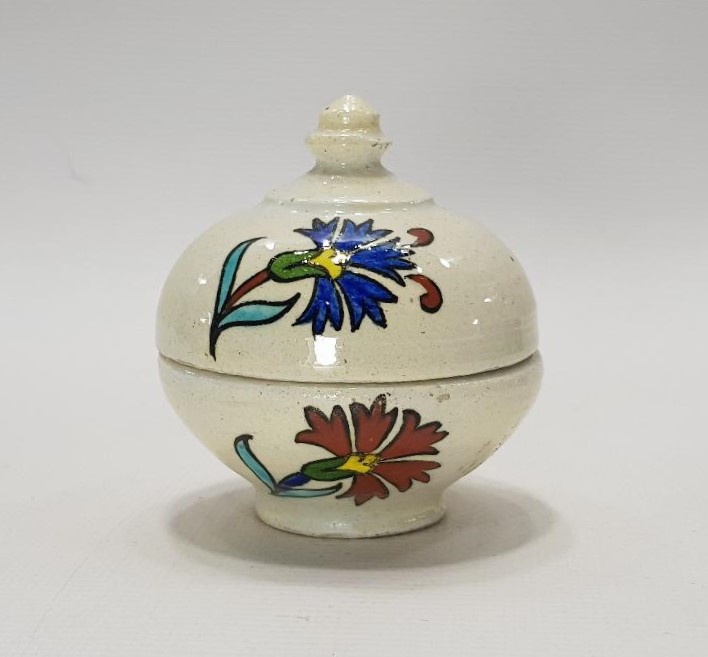 SITKI OLÇAR İMZALI KÜTAHYA SERAMİK SAKIZLIK 