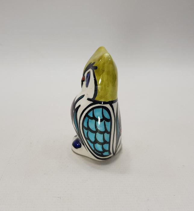 SITKI OLÇAR İMZALI SERAMİK BAYKUŞ BİBLOSU