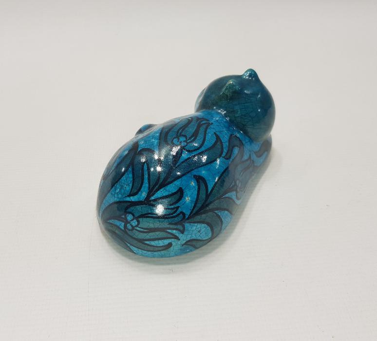 SITKI OLÇAR İMZALI SERAMİK KEDİ BİBLOSU