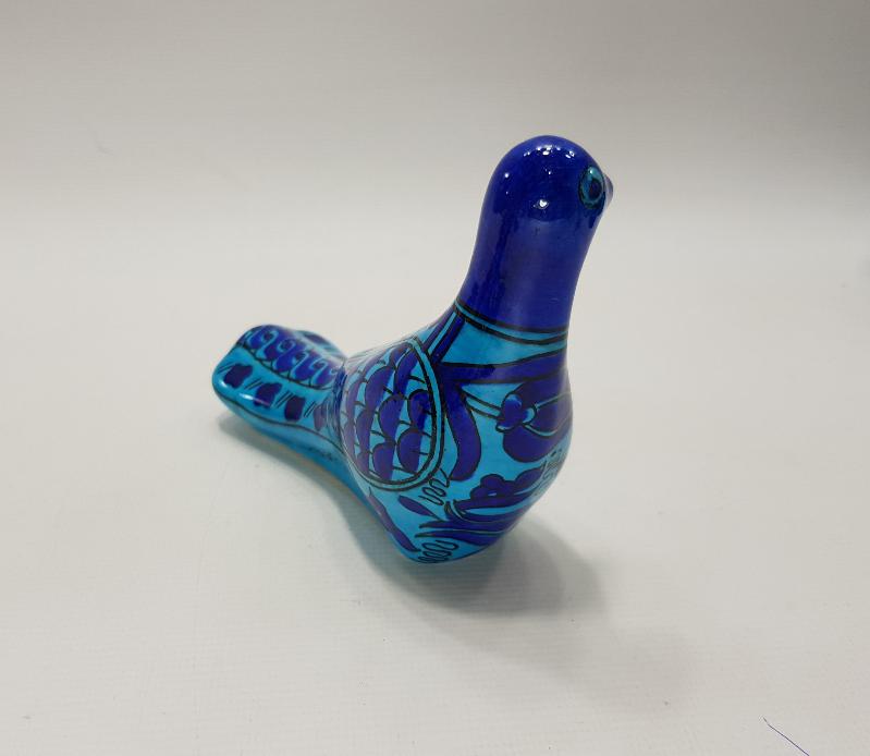 SITKI OLÇAR İMZALI KÜTAHYA SERAMİK GÜVERCİN BİBLOSU