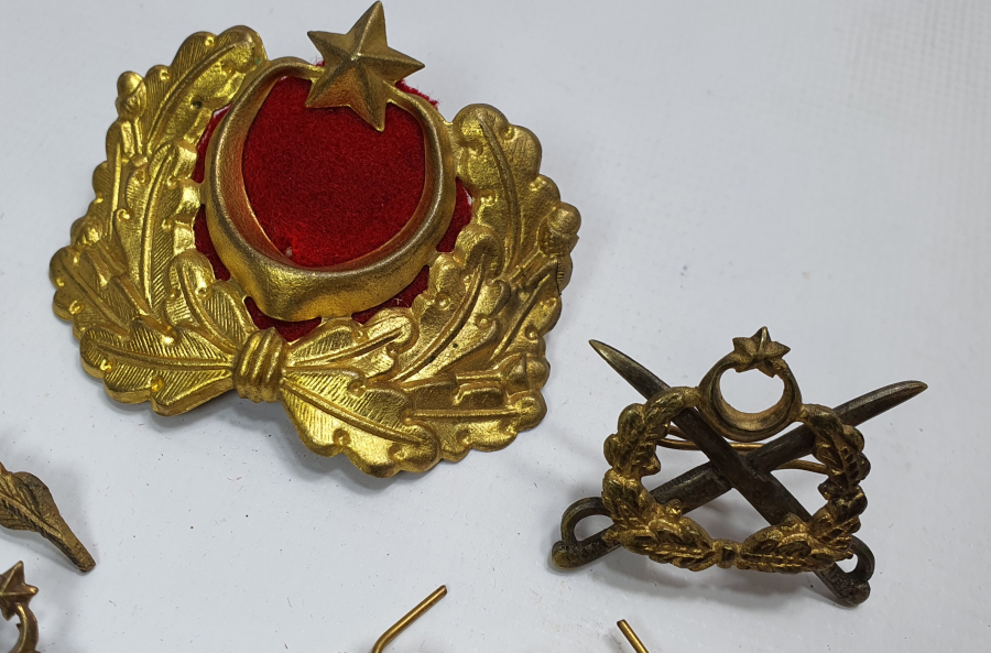 ANTİKA ASKERİ SUBAY ROZET VE BRÖVE LOTU