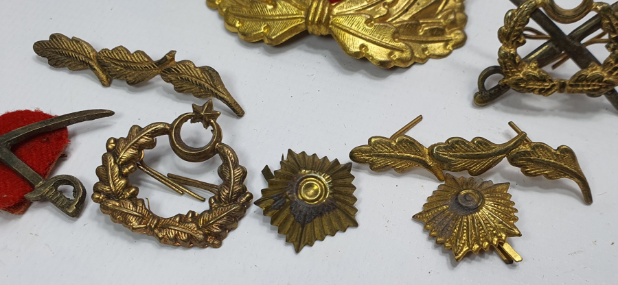 ANTİKA ASKERİ SUBAY ROZET VE BRÖVE LOTU