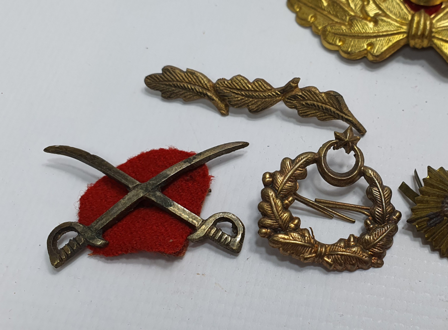 ANTİKA ASKERİ SUBAY ROZET VE BRÖVE LOTU