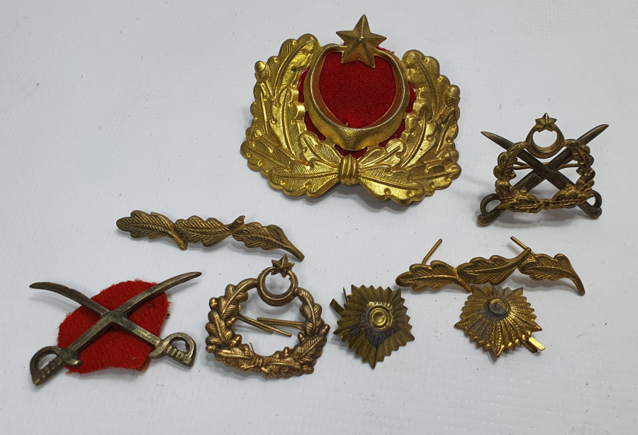 ANTİKA ASKERİ SUBAY ROZET VE BRÖVE LOTU